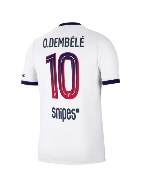 Moški Nogometna dresi replika Paris Saint-Germain Ousmane Dembele #10 Gostujoči 2026-27 Kratek rokav Moški Nogometna dresi replika Paris Saint-Germain Ousmane Dembele #10 Gostujoči 2026-27 Kratek rokav